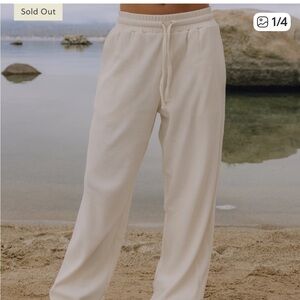 Daily Drills Thermal Resort Pant, Cream